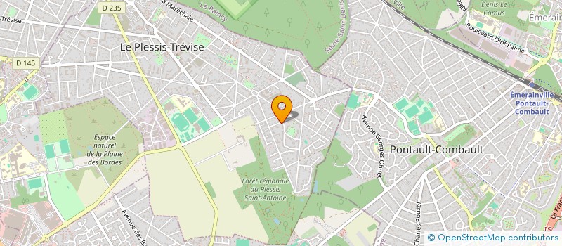 localisation de l'entreprise MONSIEUR SI MOHAMED AREZKI HACINI  LE PLESSIS-TREVISE