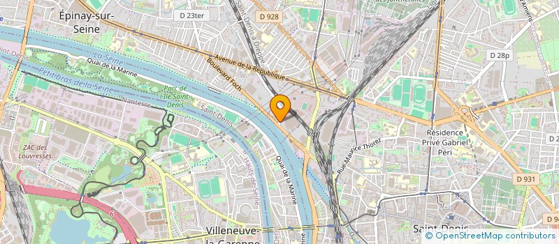 localisation de l'entreprise MONSIEUR SI MOHAMMED SAID HACINI  AUBERVILLIERS