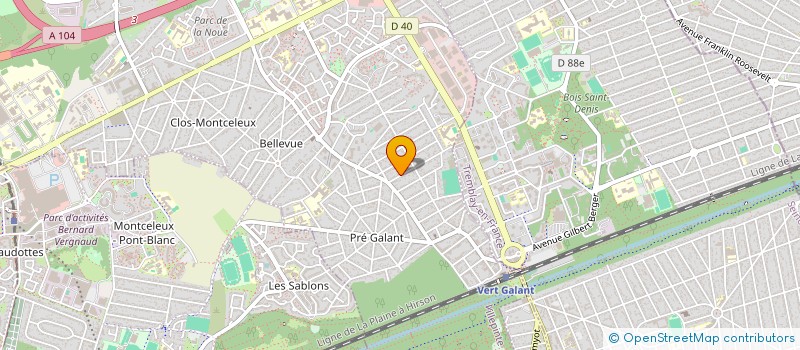 localisation de l'entreprise MONSIEUR SI-MOHAND AIT OUALI à VILLEPINTE