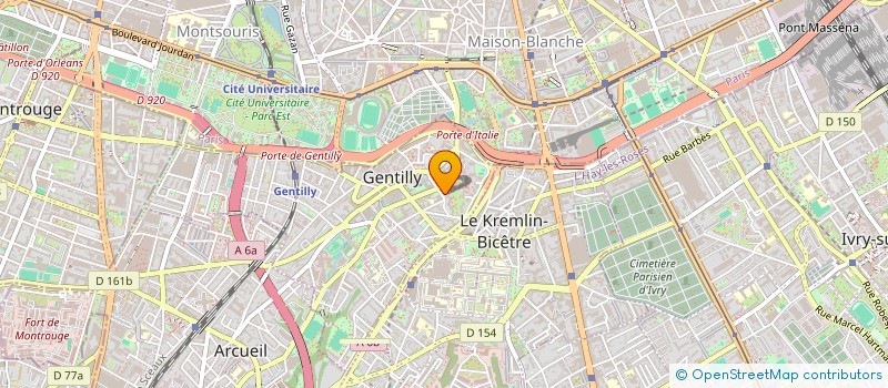 localisation de l'entreprise MONSIEUR SI VO à GENTILLY