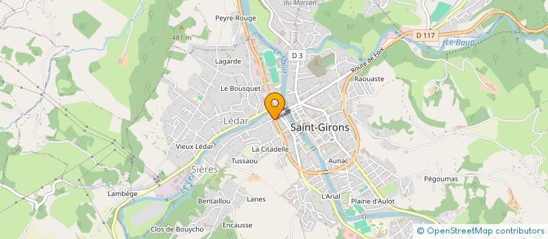 localisation de l'entreprise MONSIEUR SIABEND ALKAN à SAINT-GIRONS