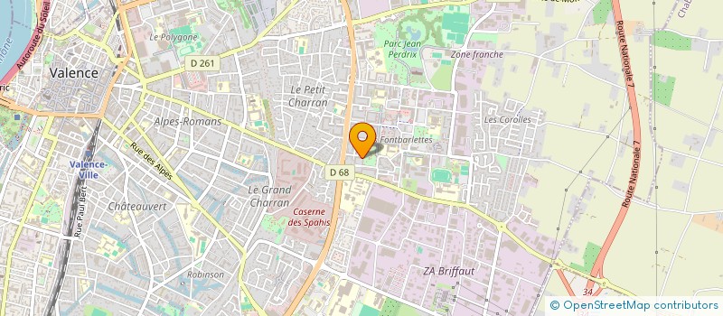 localisation de l'entreprise MONSIEUR SIAKA BENJAMIN KONATE  VALENCE