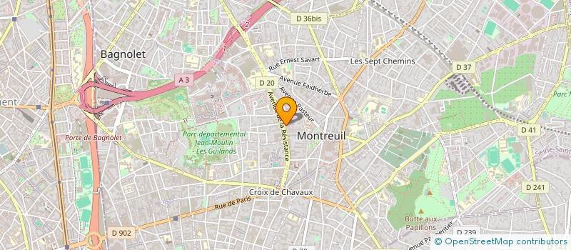 localisation de l'entreprise MONSIEUR SIAKA COULIBALY à MONTREUIL