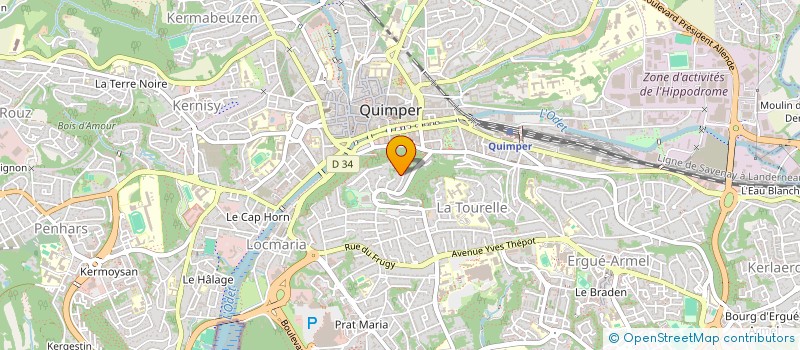 localisation de l'entreprise MONSIEUR SIAKA GUEYE à QUIMPER