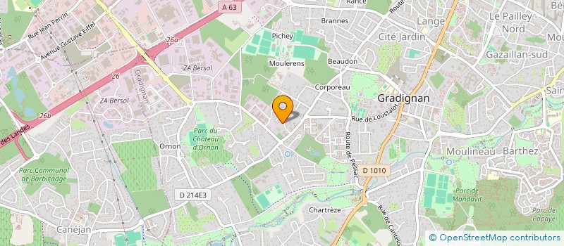 localisation de l'entreprise MONSIEUR SIAKA SYLLA  GRADIGNAN