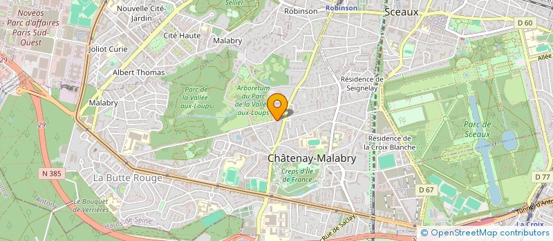 localisation de l'entreprise MONSIEUR SIAMAK AREFI à CHATENAY-MALABRY