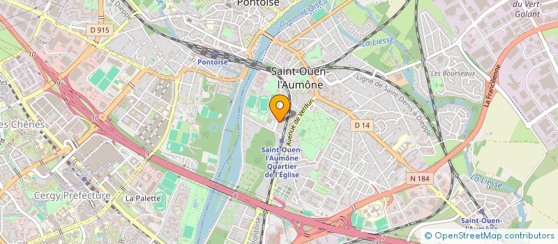 localisation de l'entreprise MONSIEUR SIAMBOU CISSE à SAINT-OUEN-L'AUMONE