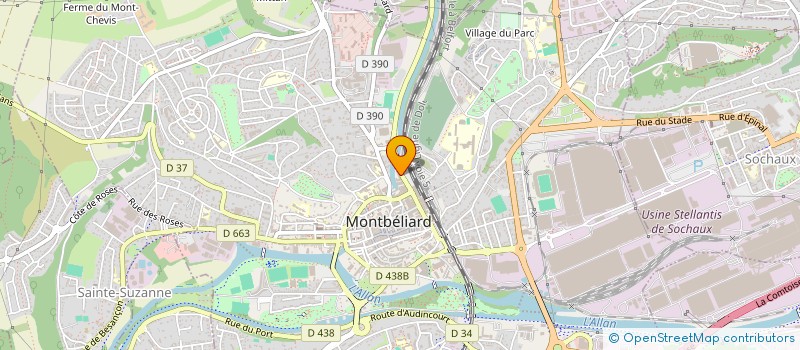 localisation de l'entreprise MONSIEUR SIANG-KEE CHAN à MONTBELIARD