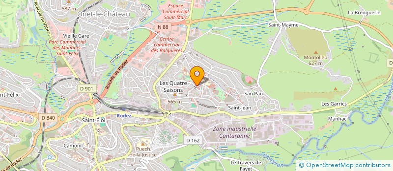 localisation de l'entreprise MONSIEUR SIASATULLAH SHINWARI  ONET-LE-CHATEAU