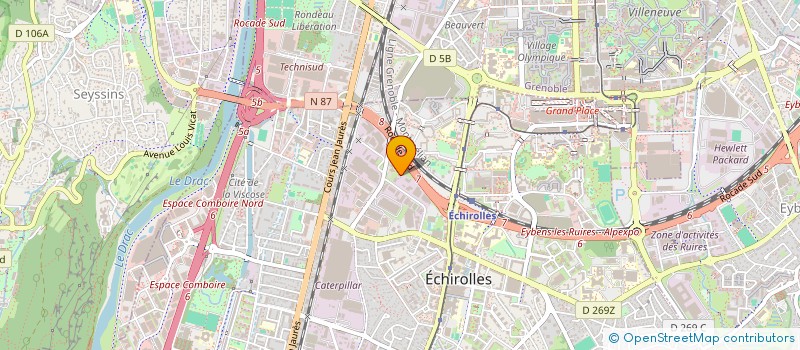 localisation de l'entreprise MONSIEUR SIATA SIDIBE à ECHIROLLES