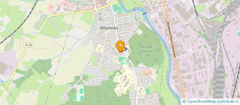 localisation de l'entreprise MONSIEUR SIBA SAGNO  ALLONNES