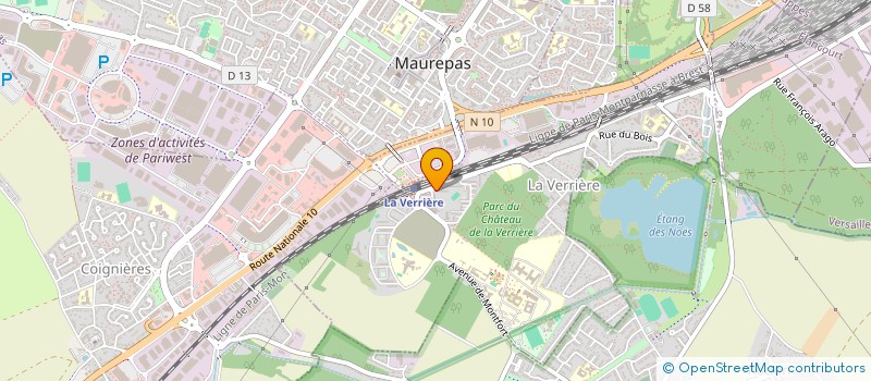 localisation de l'entreprise MONSIEUR SIBEYROU-PAPE NIANG  LA VERRIERE