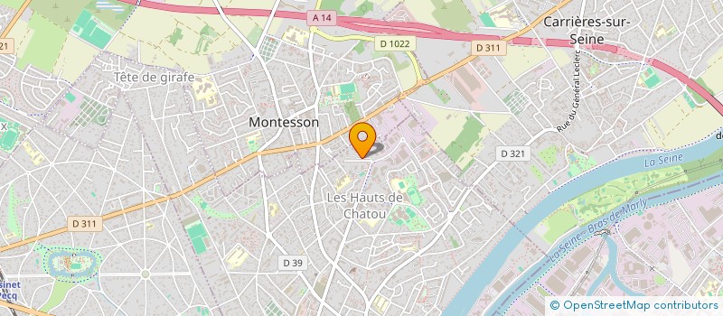 localisation de l'entreprise MONSIEUR SIBIRI-JEAN ZOUNDI  CHATOU