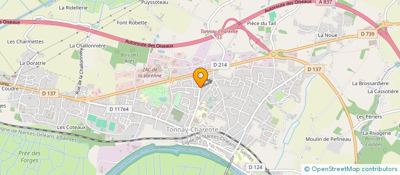 localisation de l'entreprise MONSIEUR SIBRI TOSUN  TONNAY-CHARENTE