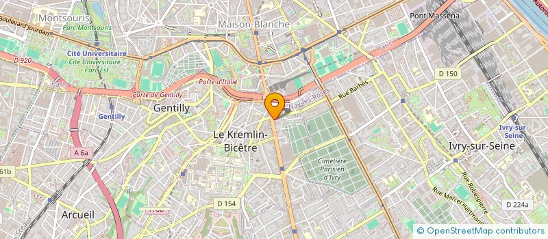 localisation de l'entreprise MONSIEUR SICE ABOU MONNEY  LE KREMLIN-BICETRE