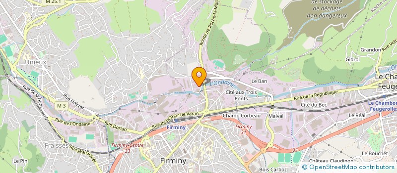 localisation de l'entreprise MONSIEUR SID ABBOU  FIRMINY