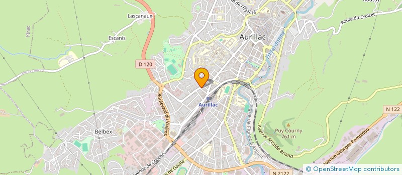 localisation de l'entreprise MONSIEUR SID-AHMED ABASSA à AURILLAC