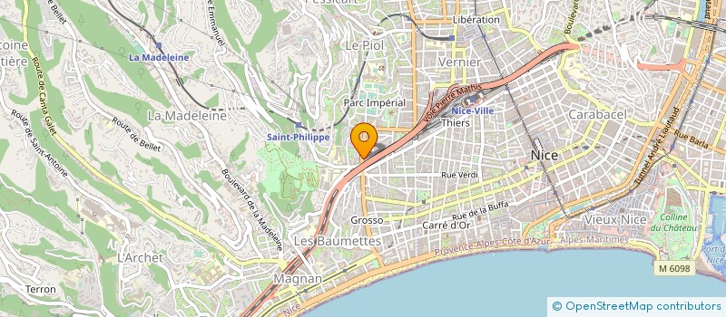 localisation de l'entreprise MONSIEUR SID-AHMED BENYEKHLEF à NICE