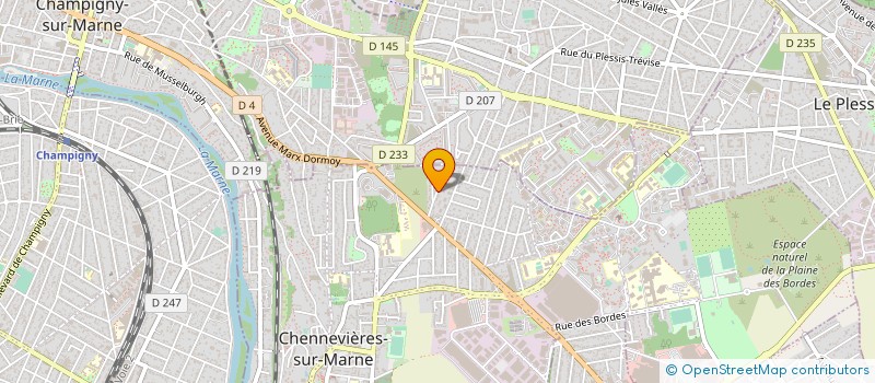 localisation de l'entreprise MONSIEUR SID-AHMED BERRICHI  CHENNEVIERES-SUR-MARNE