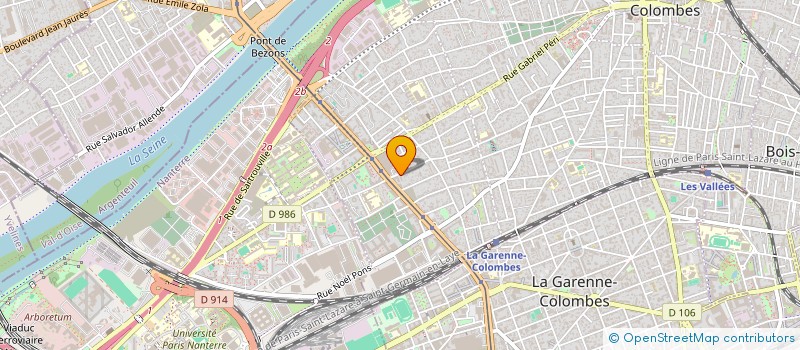 localisation de l'entreprise MONSIEUR SID AHMED DJABALLAH à COLOMBES