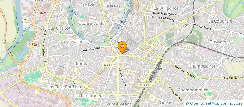 localisation de l'entreprise MONSIEUR SID AHMED HASSAINE DAOUADJI à NIORT