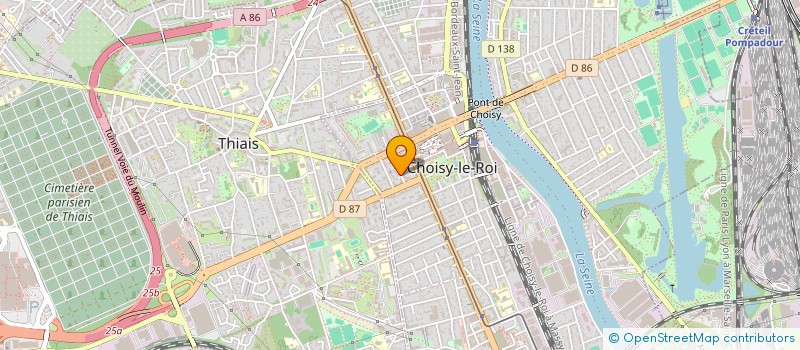 localisation de l'entreprise MONSIEUR SID-AHMED REGUIEG à CHOISY-LE-ROI