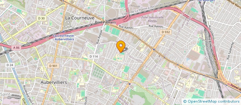 localisation de l'entreprise MONSIEUR SID AHMED REKIK  AUBERVILLIERS