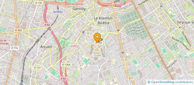 localisation de l'entreprise MONSIEUR SID AHMED SABRI  LE KREMLIN-BICETRE