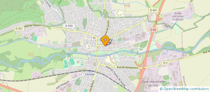 localisation de l'entreprise MONSIEUR SID-ALI AIT IFTENE à CERNAY