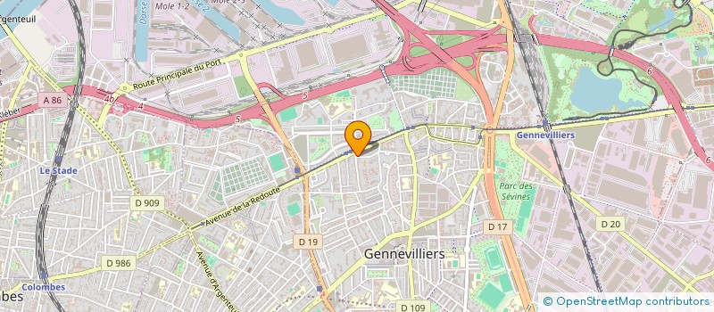 localisation de l'entreprise MONSIEUR SID ALI ALOUI à GENNEVILLIERS