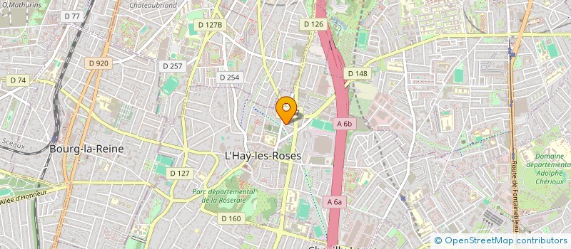 localisation de l'entreprise MONSIEUR SID-ALI BOUROUH  L'HAY-LES-ROSES