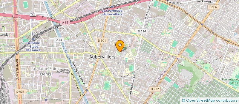 localisation de l'entreprise MONSIEUR SID ALI RACIM AITOUCHE  AUBERVILLIERS