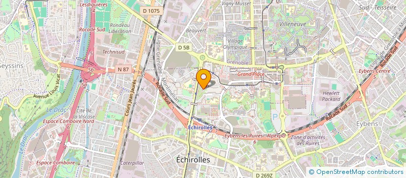 localisation de l'entreprise MONSIEUR SID BENMBAREK à ECHIROLLES