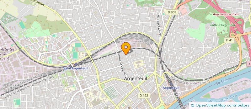 localisation de l'entreprise MONSIEUR SID BOUKRIBA  ARGENTEUIL