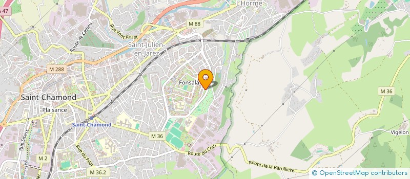 localisation de l'entreprise MONSIEUR SID BOUKSANI  SAINT-CHAMOND