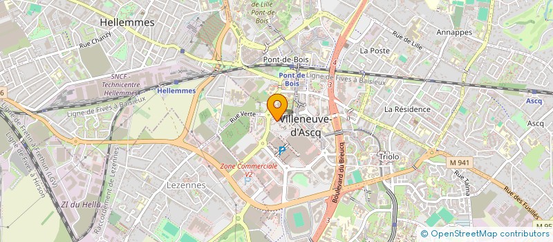 localisation de l'entreprise MONSIEUR SID-CHEIKH KAOUACHI à VILLENEUVE-D'ASCQ