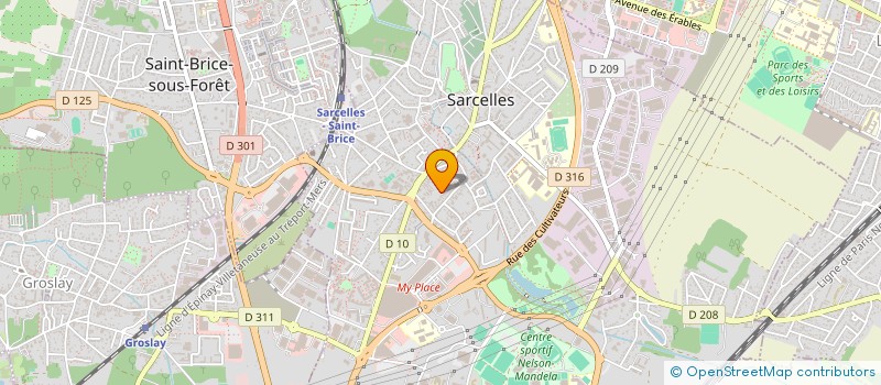 localisation de l'entreprise MONSIEUR SID FALIL  SARCELLES