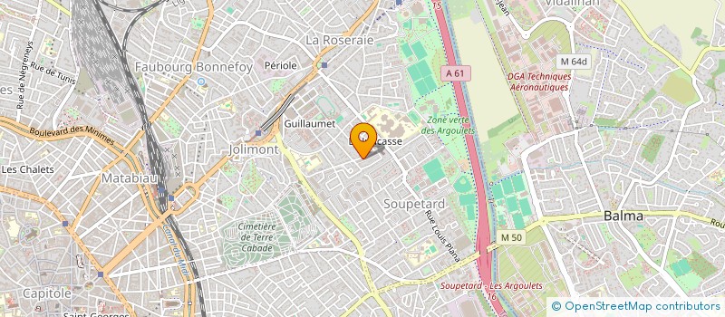 localisation de l'entreprise MONSIEUR SID HENNI  TOULOUSE