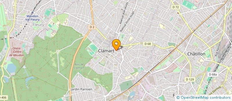 localisation de l'entreprise MONSIEUR SID MESKINE à CLAMART