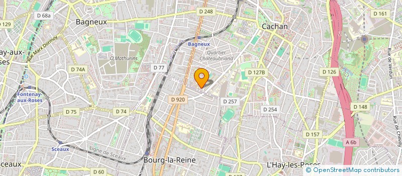 localisation de l'entreprise MONSIEUR SIDAHMED BELARBI  CACHAN