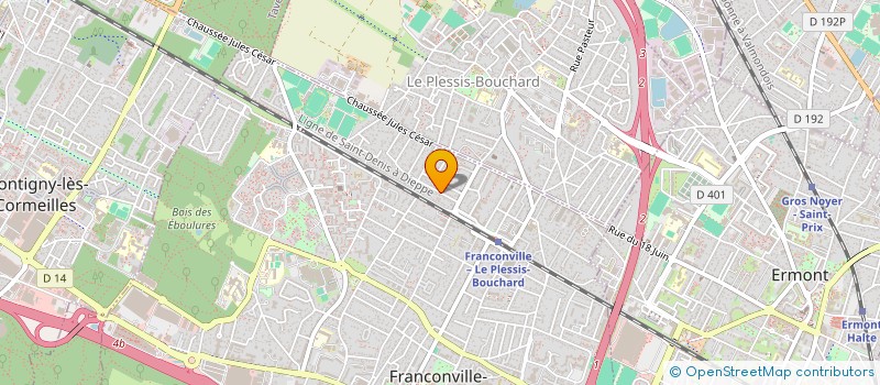 localisation de l'entreprise MONSIEUR SIDAHMED LAKBER BELALEUG  FRANCONVILLE