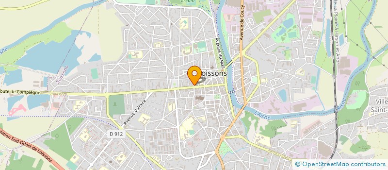 localisation de l'entreprise MONSIEUR SIDAHMED LEDJIAR à SOISSONS