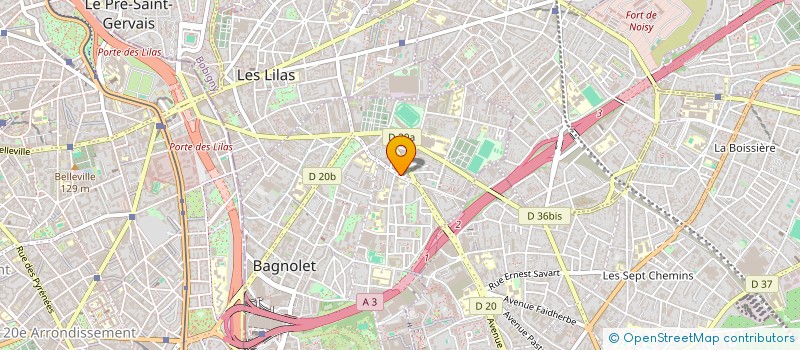 localisation de l'entreprise MONSIEUR SIDDHESH GANDHI à BAGNOLET