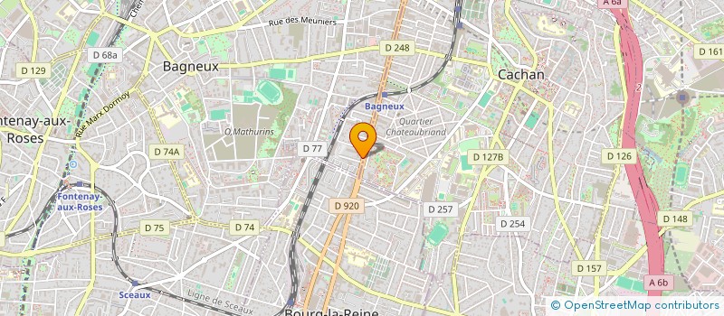 localisation de l'entreprise MONSIEUR SIDDIK AHMED à BAGNEUX