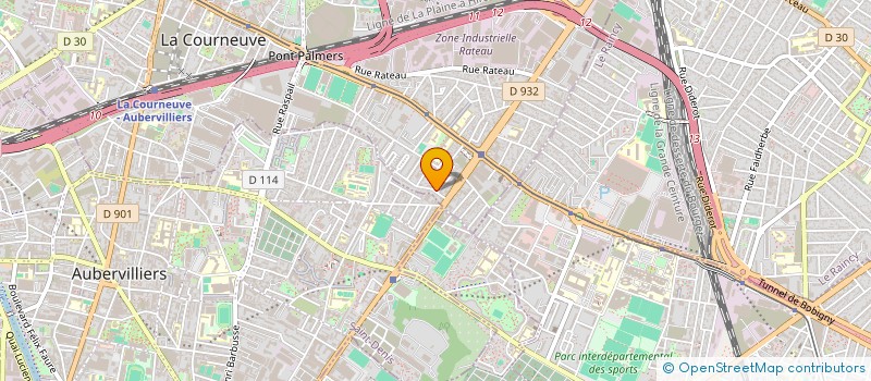 localisation de l'entreprise MONSIEUR SIDDIK MIAH ALI à LA COURNEUVE