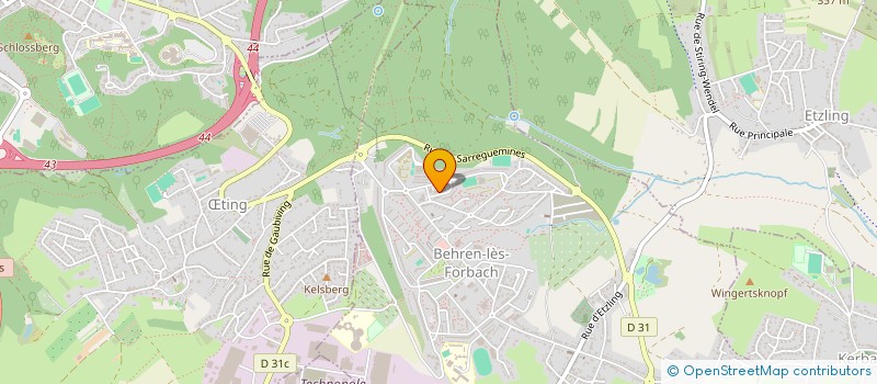 localisation de l'entreprise MONSIEUR SIDI AHMED BRIPE  BEHREN-LES-FORBACH