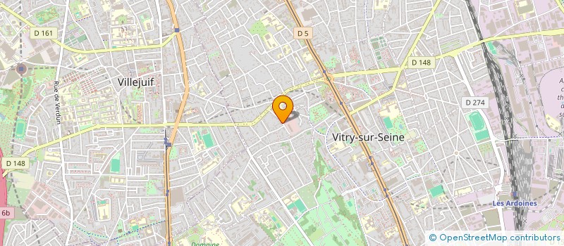 localisation de l'entreprise MONSIEUR SIDI AKNOUCHE  VITRY-SUR-SEINE