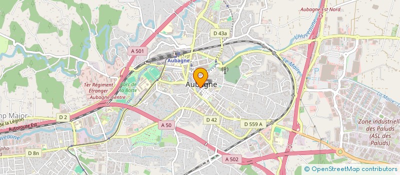 localisation de l'entreprise MONSIEUR SIDI-BACHIR BOUYEDA  AUBAGNE