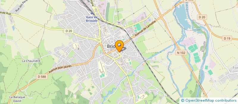 localisation de l'entreprise MONSIEUR SIDI BEGHOMARI  BRIOUDE