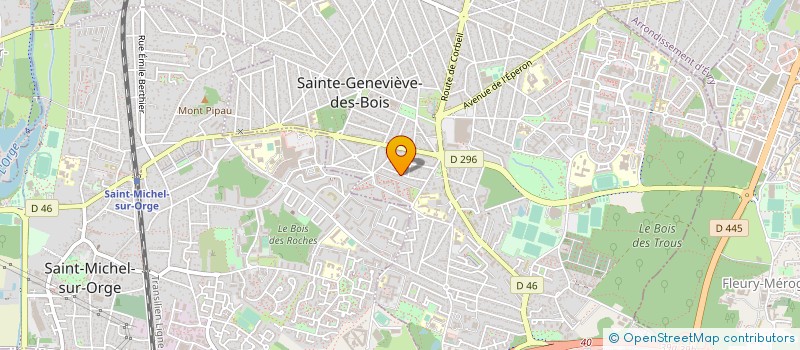 localisation de l'entreprise MONSIEUR SIDI BENDIAB  SAINTE-GENEVIEVE-DES-BOIS